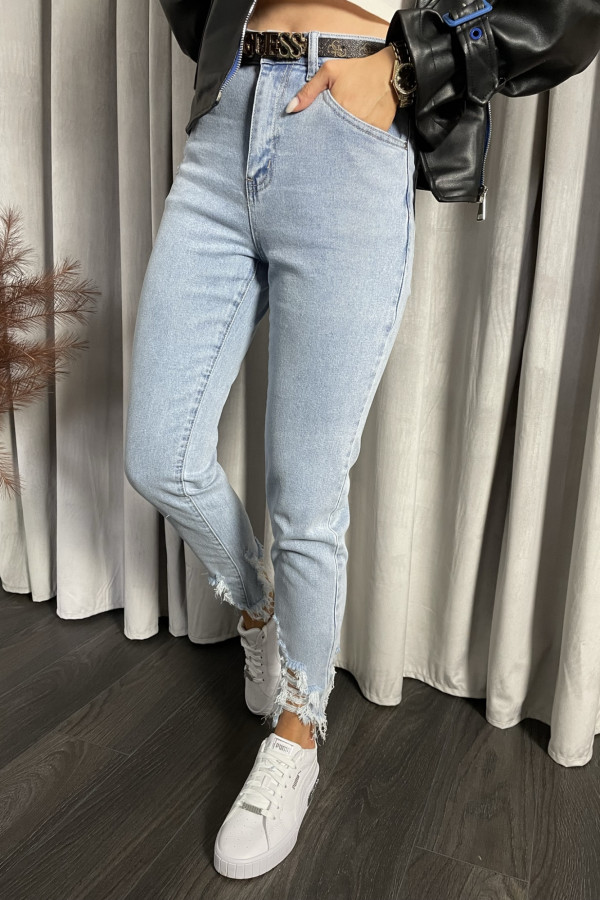 Spodnie LENA mom fit