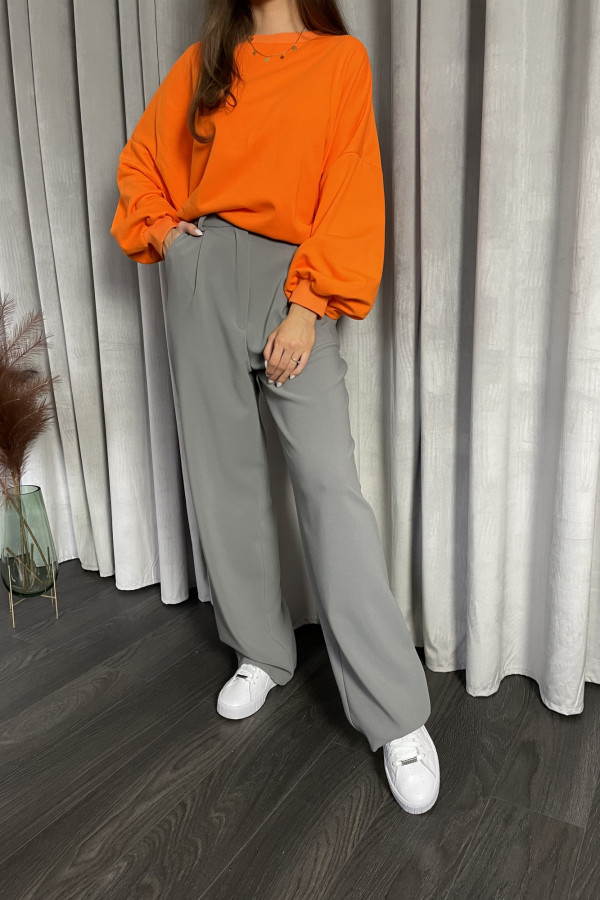 Bluza BASIC oversize pomarańczowa 3