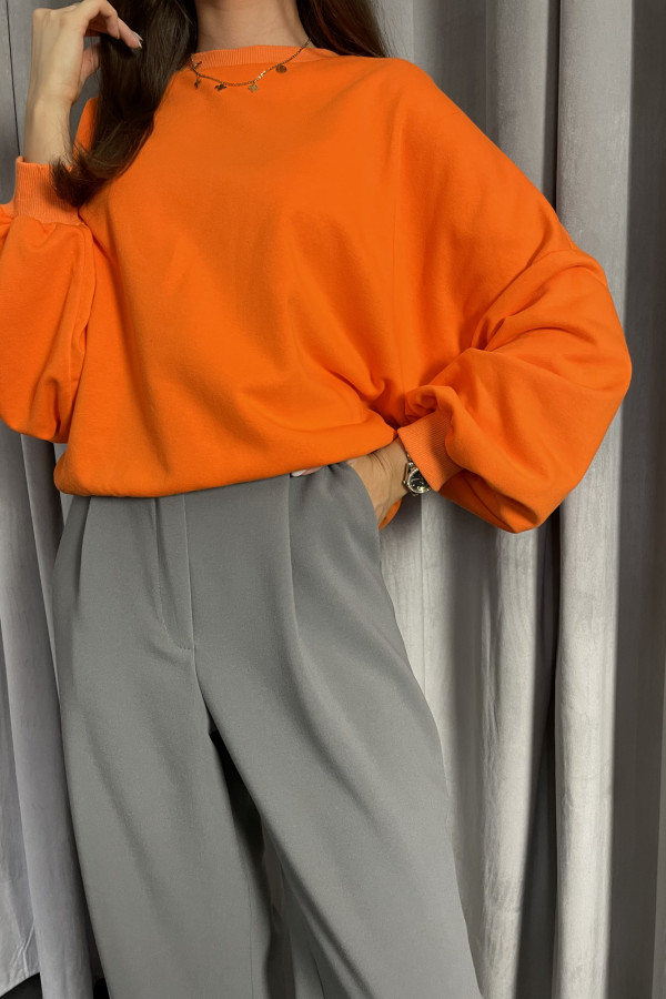 Bluza BASIC oversize pomarańczowa 5