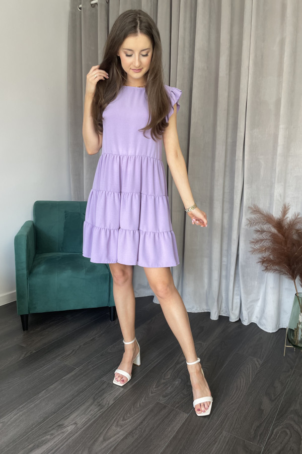 Sukienka fioletowa LAROSA