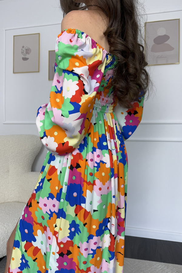 Sukienka w kolorowe kwiaty TAYLOR 3