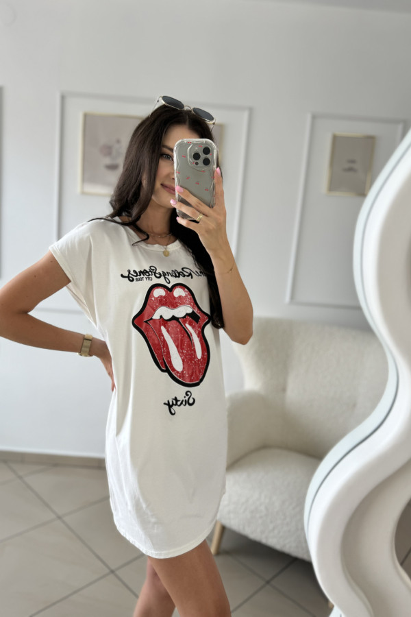 Sukienka z nadrukiem The ROLLING STONES 3