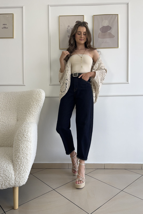 Narzutka ażurowa beżowa 100% bawełna DONNA 5