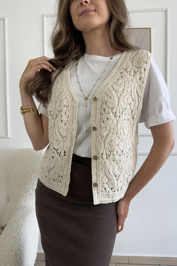 Kamizelka w stylu boho LORETTA