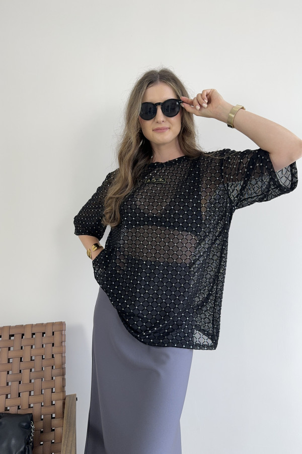 Bluzka transparentna oversize SHINNY