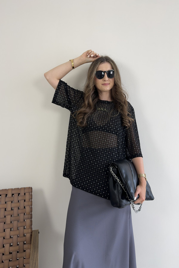 Bluzka transparentna oversize SHINNY 4