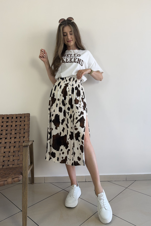 T-shirt z napisem 100% bawełna HELLO WEEKEND 2