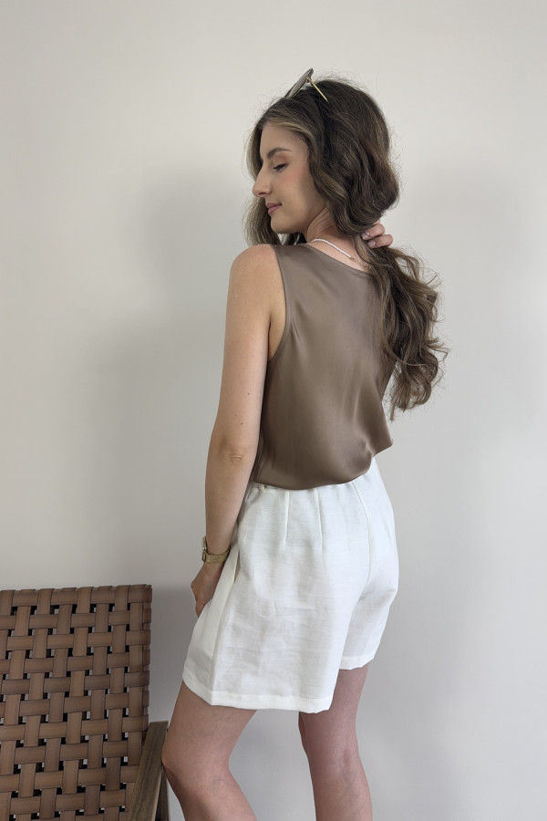 Top oversize 100% wiskoza ciemnozłoty LUX 2