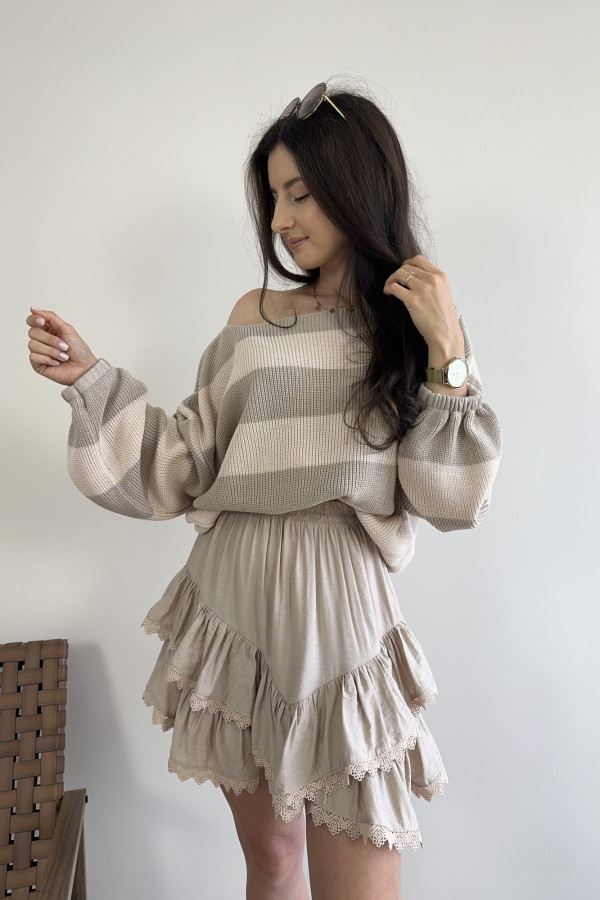 Sweter o kroju oversize z szerokimi rękawami RONALD 1