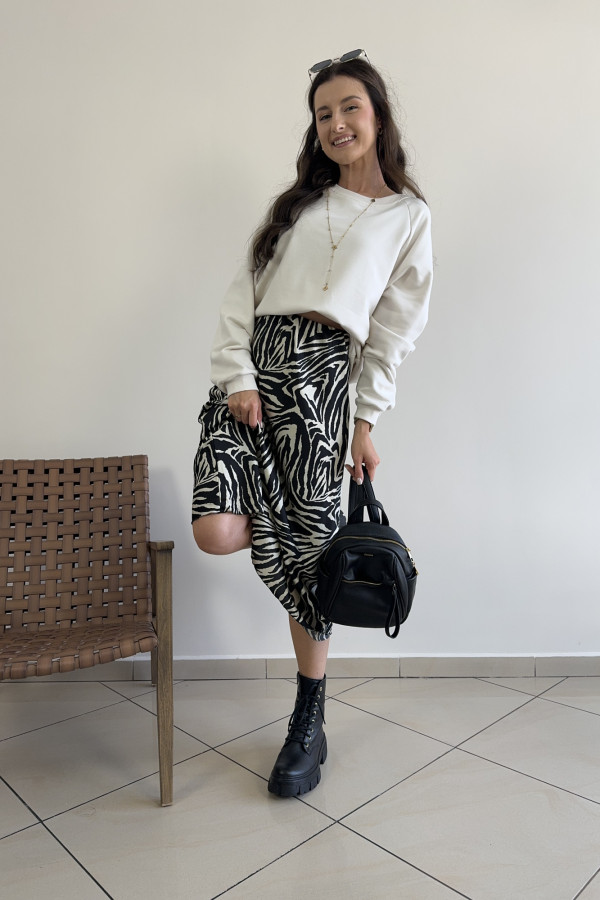 Bluza bawełniana oversize kokos WERA 4