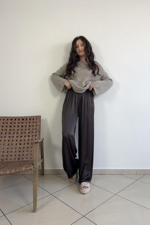 Sweter beżowy 100% moher DELPHI 2