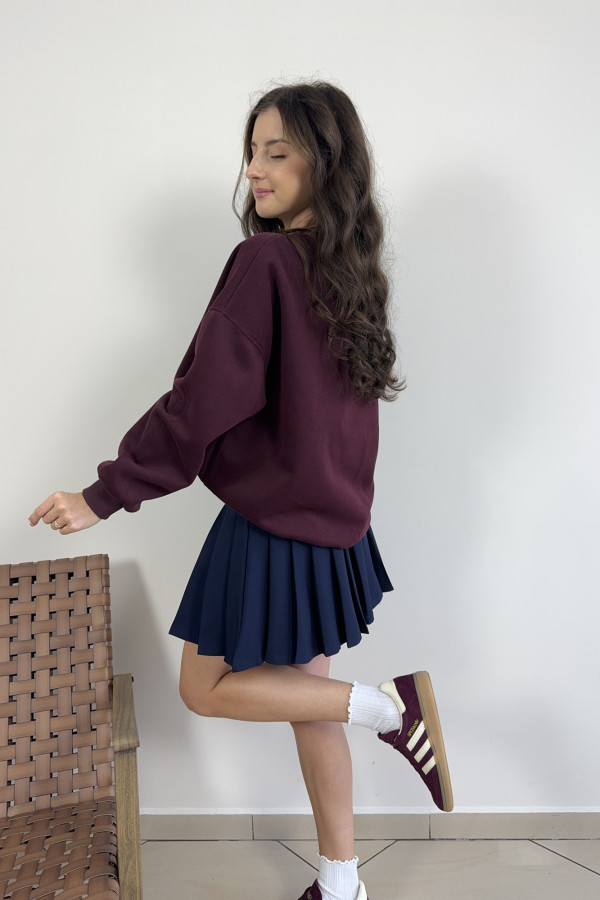 Bluza bordowa z myszką MICKEY 4