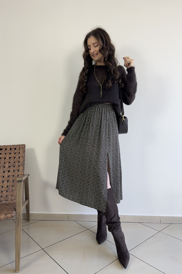 Sweter czekoladowy 80% kid moher PREMIUM 2
